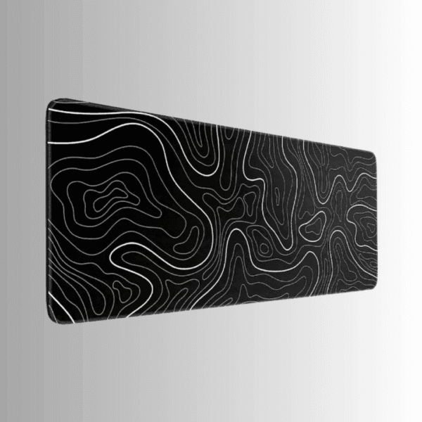 Large Extended Gaming Mouse Pad – Topographic Edition